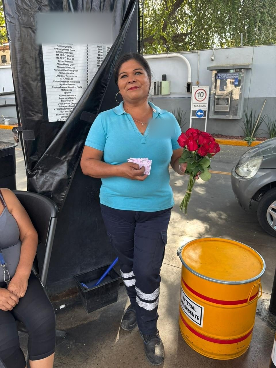 Agremiada en su centro de trabajo